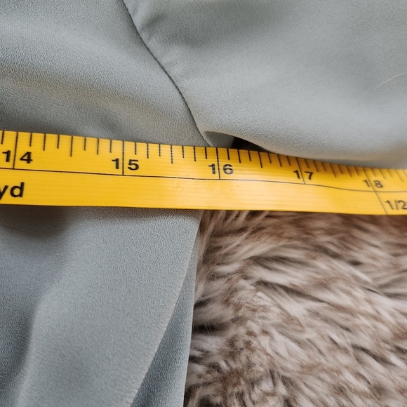 Show Me Your Mumu Sophia Wrap Dress Sage Green Full Length Size Small - Picture 9 of 11